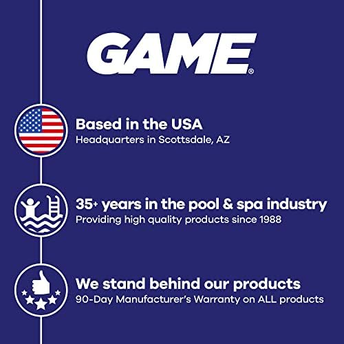 GAME compatible with salt and chlorine pools and spas