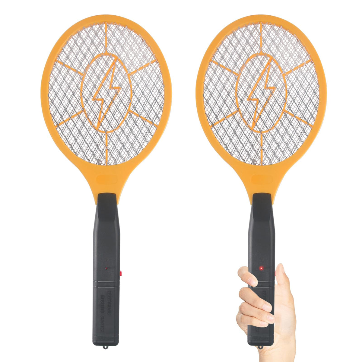 GameXcel Electric Fly Swatter with ergonomic handle for quick indoor pest zapping