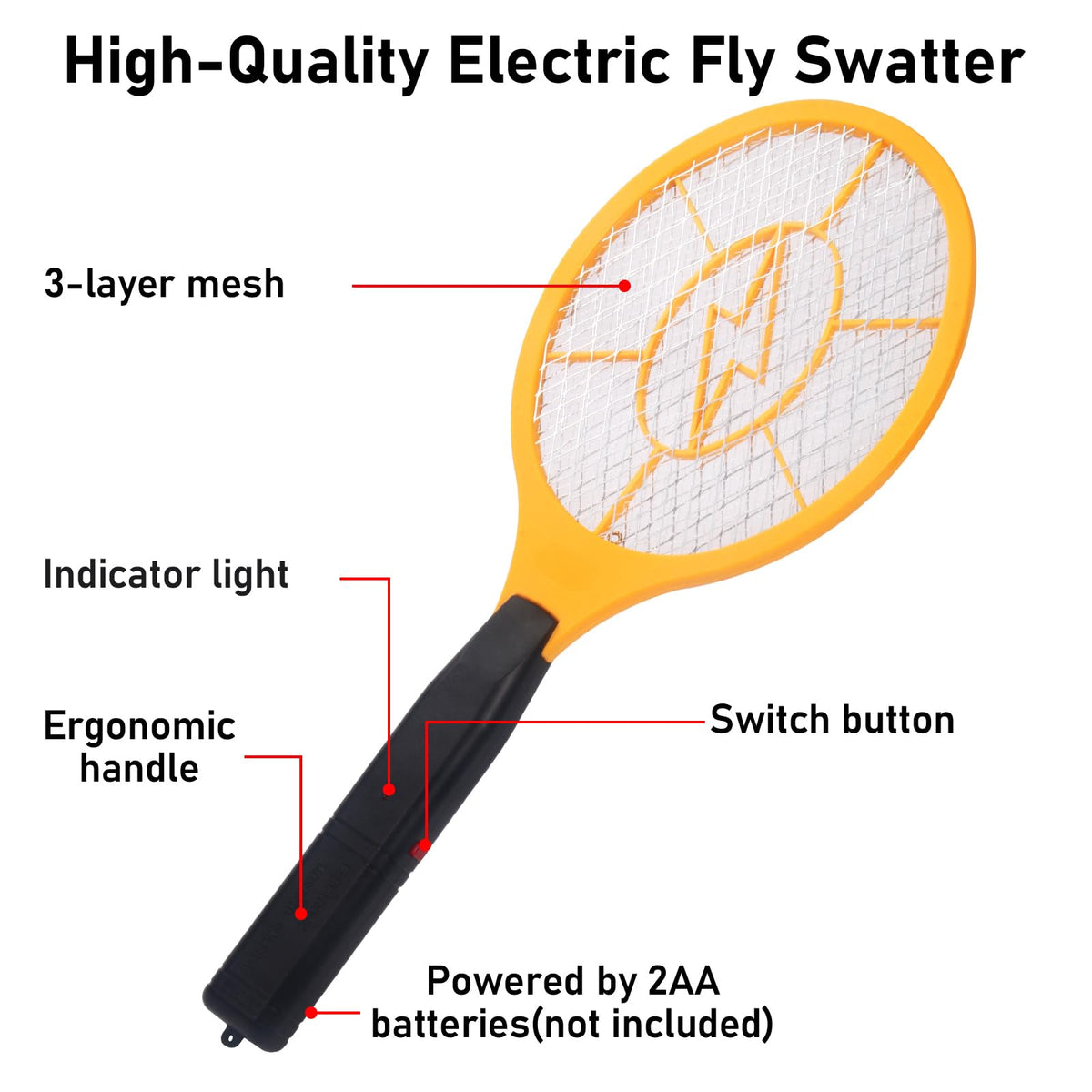 GameXcel swatter suitable for indoor and outdoor use