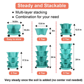 GameXcel vertical planter tower patented soil boards promote breathable roots and prevent rot.