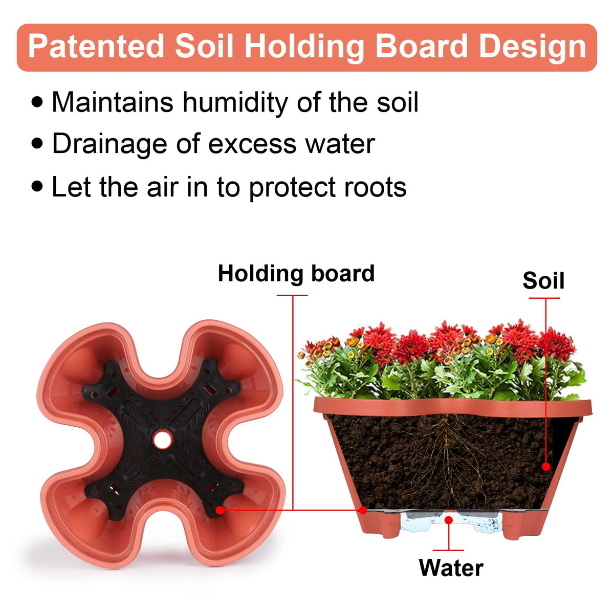 GameXcel Vertical Planter Tower with wheels enables easy repositioning across decks.