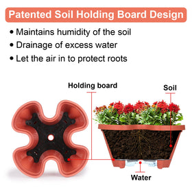 GameXcel Vertical Planter Tower with wheels enables easy repositioning across decks.