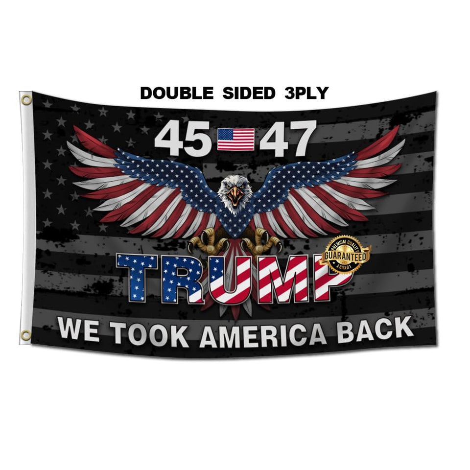 Gamiu Trump flag 3x5 outdoor—sturdy, long-lasting display for outside visibility