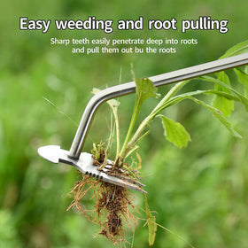 GANCHUN durable steel weeder ideal for orchards, farms, and gardens.