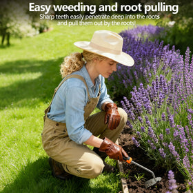 GANCHUN stainless steel weed remover highlighting durability for long-term use.