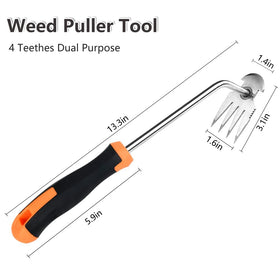 GANCHUN stainless steel weeder close-up showing durable construction.