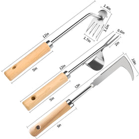 GANCHUN V-shape weeder delivers precise weed removal with minimal soil disruption.