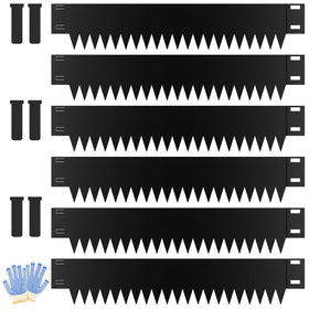 Ganeekiron metal landscape edging 40-inch border for clean lawn separation.