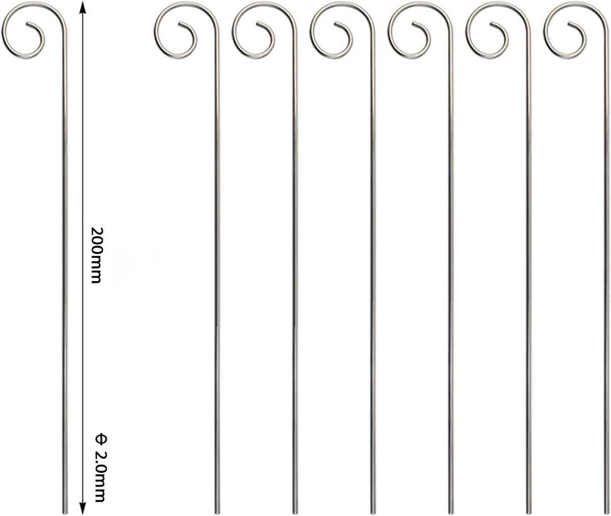 GANPUB 20 cm label hook for garden beds and outdoor use.