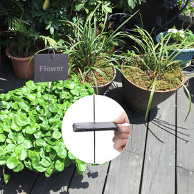 GANPUB easy-install hooks insert into soil for quick setup.