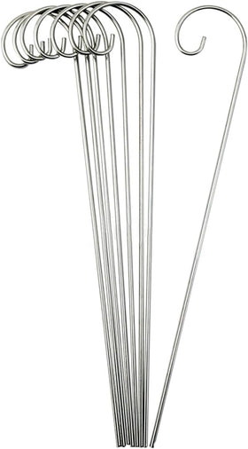 GANPUB rustproof hooks keep signs visible on planters and containers.