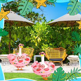 GANSHAYA Hawaiian theme decor sparks garden parties and luaus with whimsy.