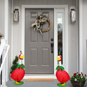 GANSHAYA Easy-to-clean design keeps your garden display fresh after outdoor use.