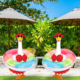 GANSHAYA goose outfit set makes dressing 23-inch statues quick and stylish