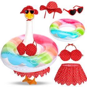 GANSHAYA Hawaiian goose hat adds tropical flair to porch decor