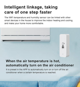 Gaoducash sensor with Alexa compatibility for quick voice room climate checks.