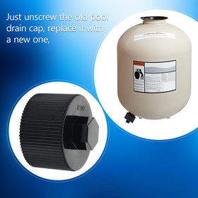 GAQUECY drain cap made of heavy-duty plastic for reliability