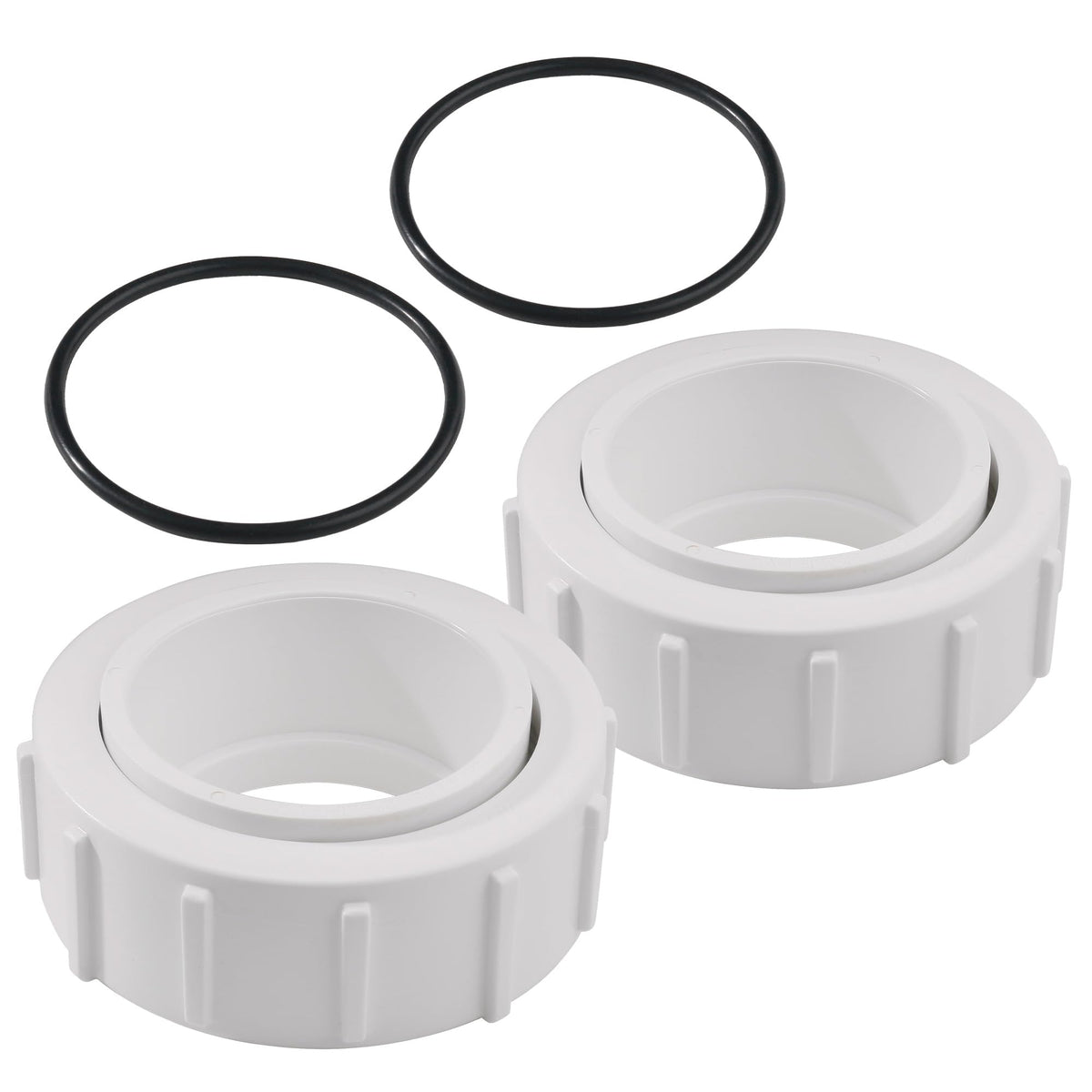 GAQUECY PKG188 2in half-union adapter kit for pool heaters, easy installation.