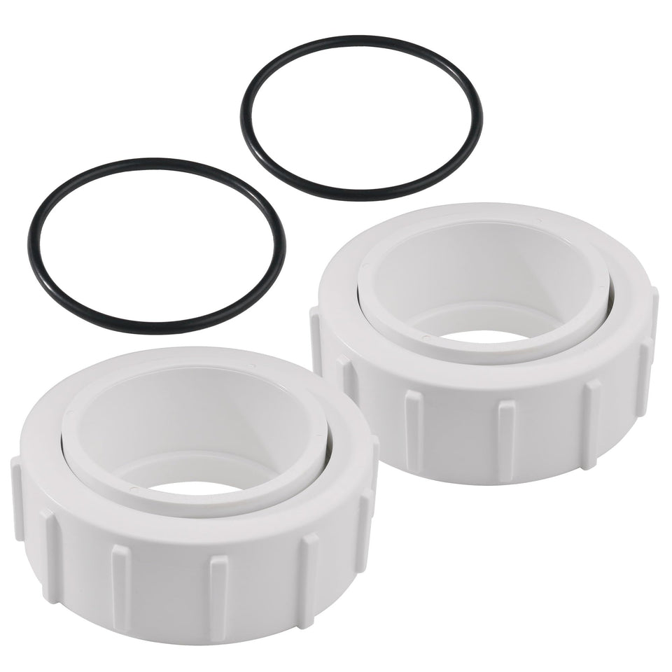 GAQUECY PKG188 2in half-union adapter kit for pool heaters, easy installation.
