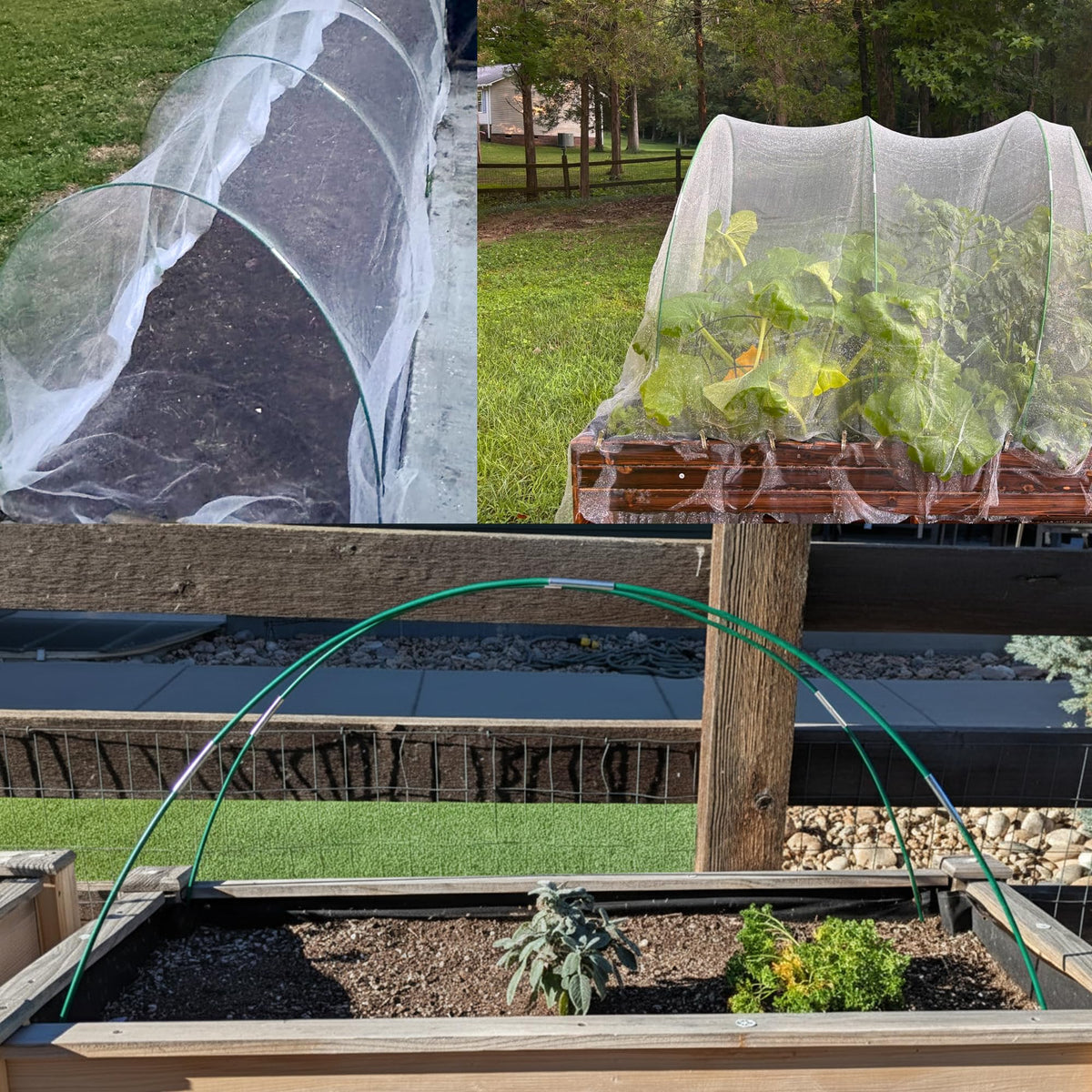 Garavigo clips secure nets and frost cloth for reliable protection.