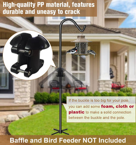 Garbuildman bird-feeder pole assembly simplifies installation and setup.