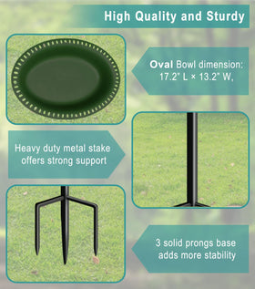 Garbuildman oblong tray with edge holes aids water distribution and perching.