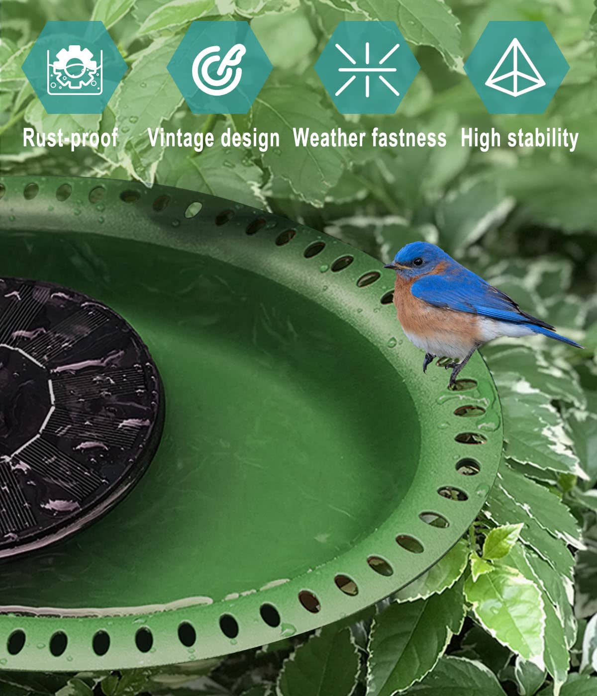 Garbuildman garden decor enhances patios with natural charm and wildlife appeal.