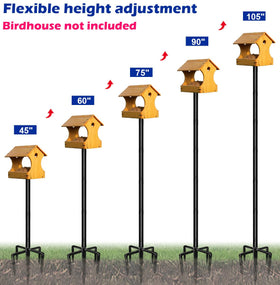 Garbuildman extendable pole lengths from 30 to 105 inches for flexible height