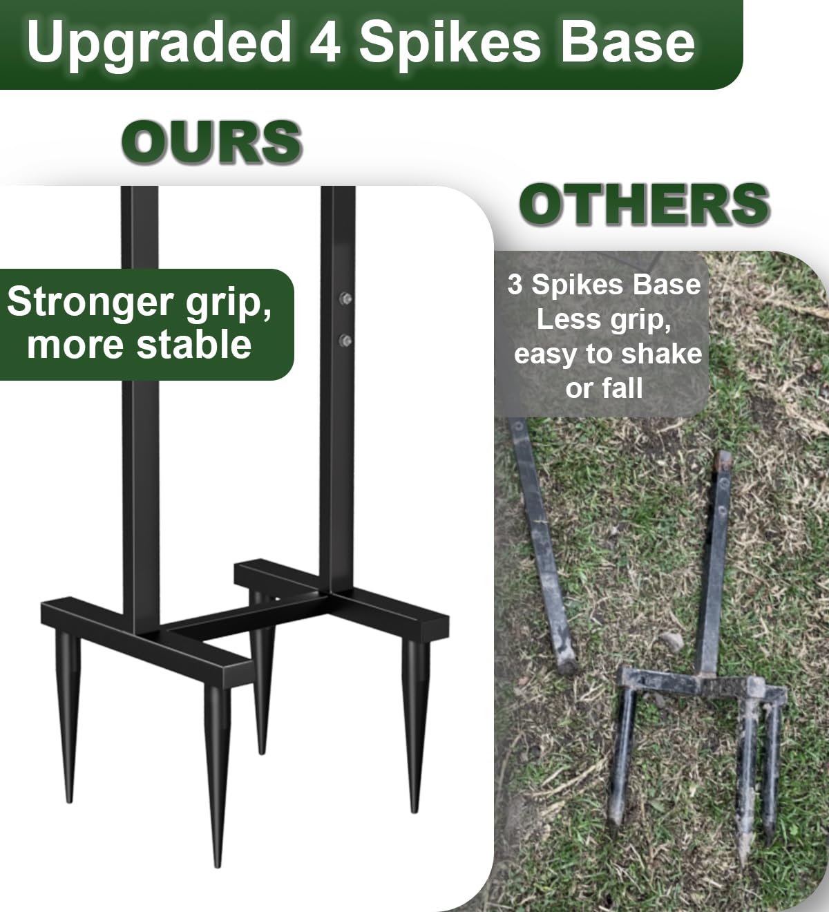 Garbuildman hose stand showcases detachable storage for seasonal use