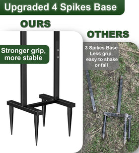 Garbuildman hose stand showcases detachable storage for seasonal use