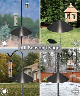 Garbuildman mounting kit included for simple pole installation