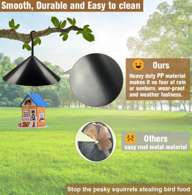 Garbuildman pole-mount installation demonstrates easy, stable positioning for outdoor use.