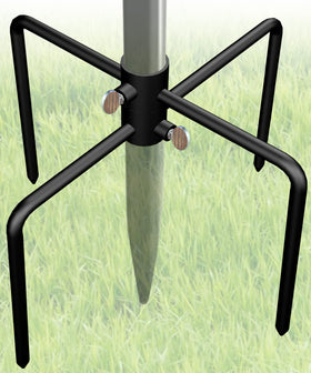 Garbuildman 4-prongs base stabilizer for stable outdoor bird feeders