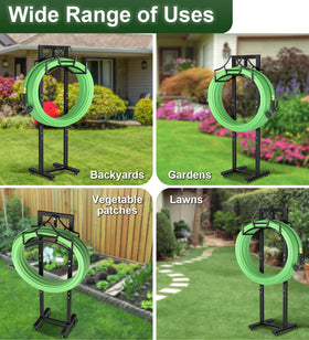 Garbuildman rust-proof metal hose holder resists outdoor weather