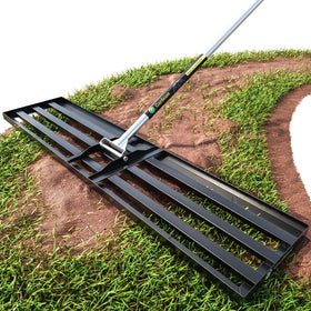 Gardease lawn leveling rake ground plate 48x10 for even soil spreading