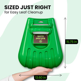 GARDEASE Leaf Scoops closed design handles wet or dry leaf raking