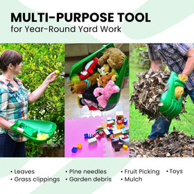 GARDEASE Leaf Scoops mulch-spreading aid to spread mulch without mess