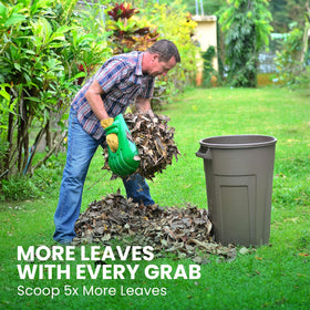 GARDEASE Leaf Scoops protection barrier shields hands from nettles and thorns