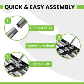 Gardease powder-coated finish resists rust for year-round outdoor use.