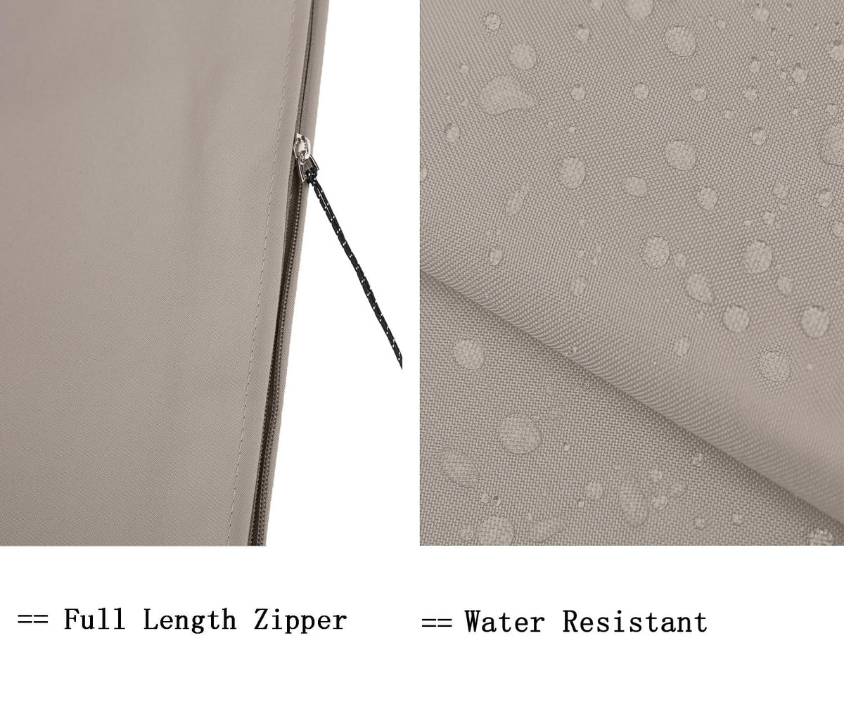 Garden Balsam wipe-clean surface simplifies maintenance after rain or dust.