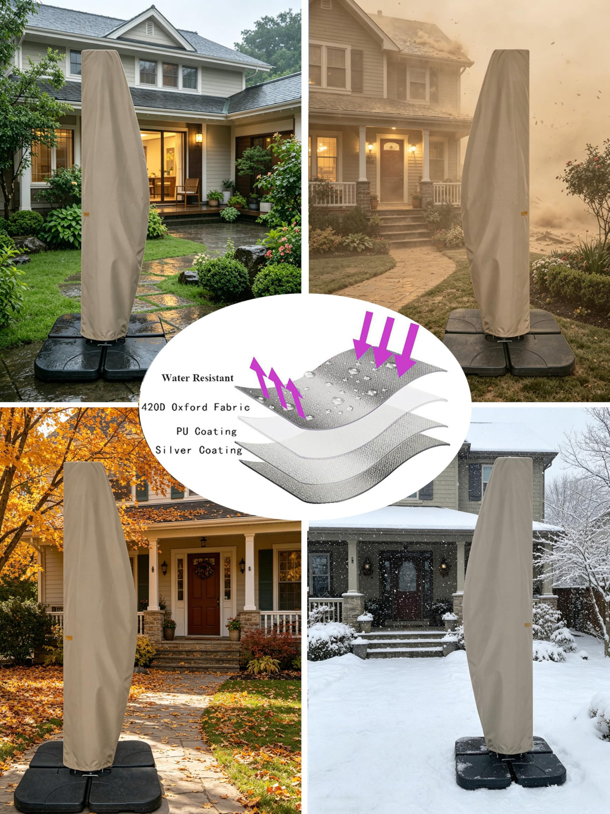 Garden Balsam easy-to-clean design wipes clean or hoses down