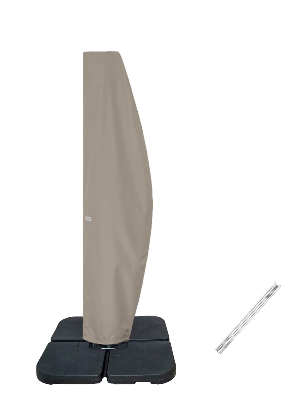 Garden Balsam patio umbrella cover for 10-11 ft offset umbrellas protects against rain and sun