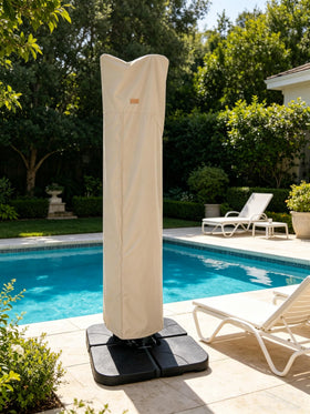Garden Balsam cover fits offset pole umbrellas securely