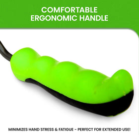 Garden Guru tool with large hang hole for easy storage after use.