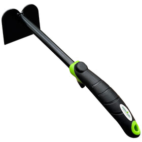 Garden Guru hand hoe ergonomic handle reduces strain during long weeding sessions.