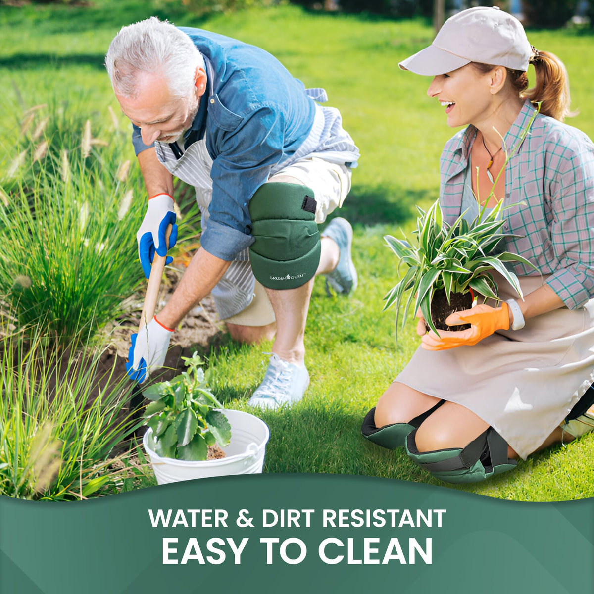 Garden Guru ergonomic fit stays in place for teens, adults, and seniors.