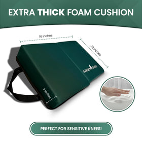 Garden Guru kneeler pad 3 inch padding supports even sensitive knees