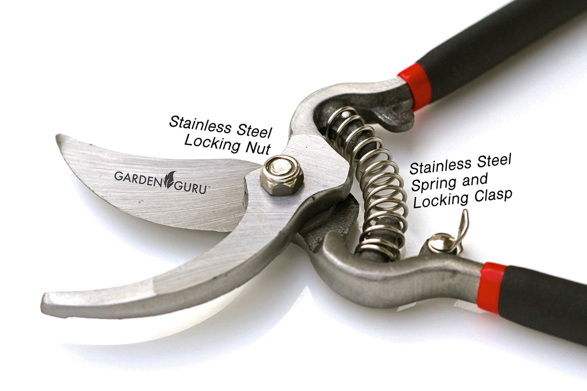 Garden Guru non-slip grips enhance comfort during extended pruning sessions