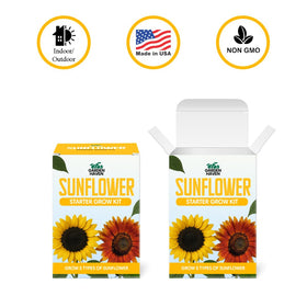 Garden Haven Sunflower coir soil disc helps stable moisture retention for strong seedlings.
