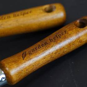 Garden Helper ash wood handle grip for comfortable extended use